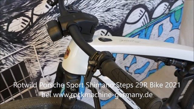 Rotwild Porsche Sport Shimano Steps EP8 Intube 630WH SHIMANO XT M8050 Di2 MAGURA BOLTRON EMTB 2021