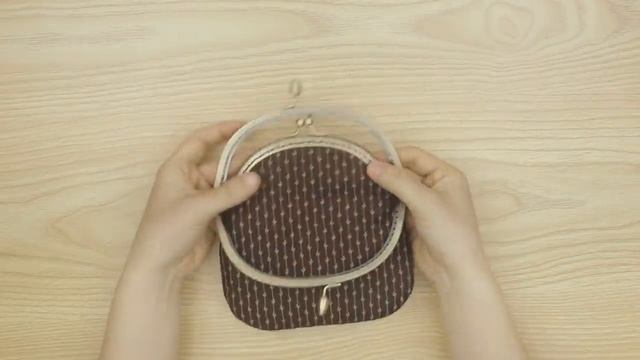 DIY Double clasp frame Purse bag | 더블 프레임 핸드백 | Metal frame clutch bag - Free patterns #sewingtimes смотреть онлайн