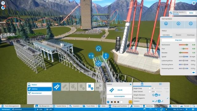 New Coaster | Terrorland Pt 6| Coaster Build | Planet Coaster Sandbox смотреть онлайн