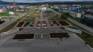 Остров Кунашир с высоты птичьего полета