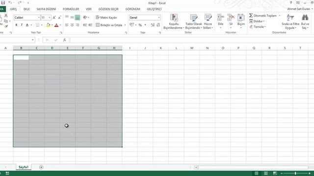Excel Dersleri 2: Hücreler ve Seçim İşlemleri смотреть онлайн