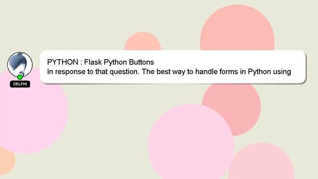 PYTHON : Flask Python Buttons смотреть онлайн