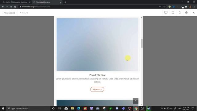 Cache : Multipurpose Bootstrap HTML Template смотреть онлайн
