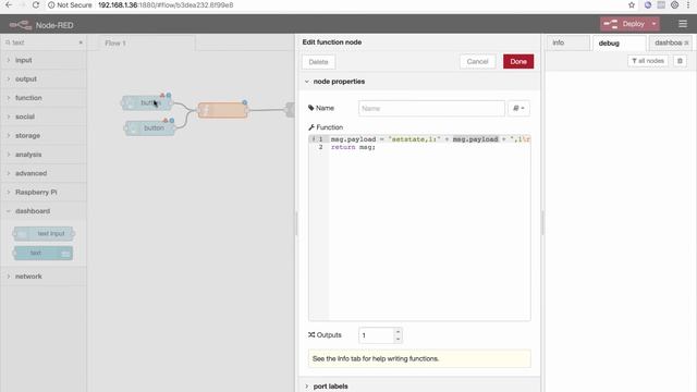 Quick NodeRED Example смотреть онлайн
