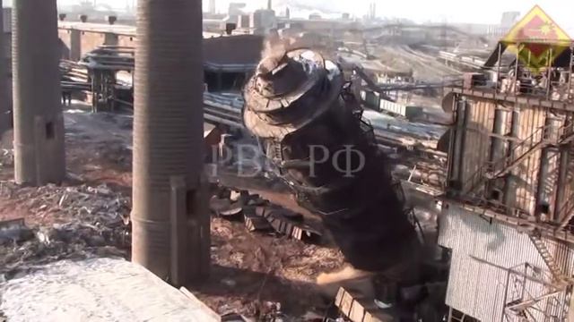 РВС Ч.301 Обрушение Срубб 2 СеверСталь Череповец 2010.05 смотреть онлайн