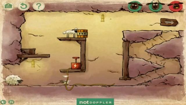 ТРИ ОВЕЧКИ в подземелье Часть 1 ИГРА барашек ШОН Мультик для детей Home sheep home 2 Lost Undergr смотреть онлайн
