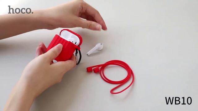 HOCO WB10 Airpods12 silicone case смотреть онлайн