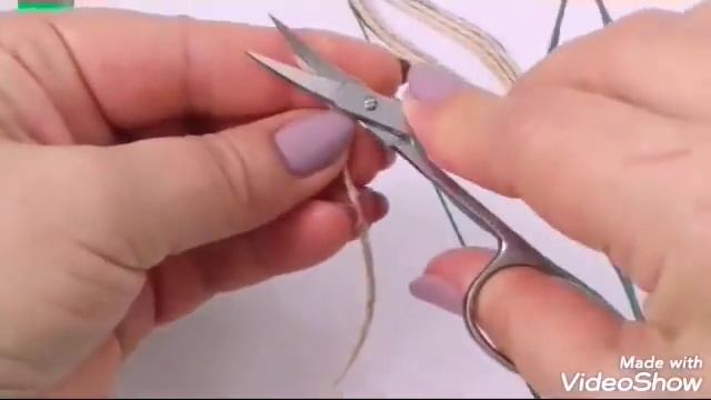 Ваза в технике ДЖУТОВАЯ ФИЛИГРАНЬ. смотреть онлайн