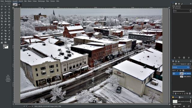 #Stadt im #Winter - #RawFile Bearbeitung in #Gimp 2.9.8 смотреть онлайн
