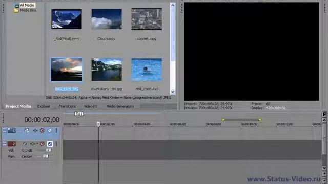 Видео монтаж в Sony Vegas Урок 2 , Введение. смотреть онлайн