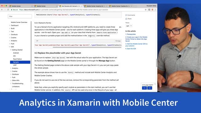 Analytics for Xamarin with Mobile Center смотреть онлайн