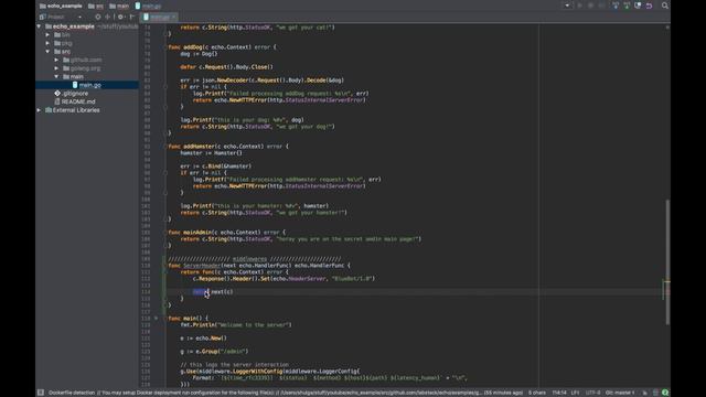 [Blue Bot] Creating Golang WebServer With Echo - Part 6： Custom Middlewares смотреть онлайн