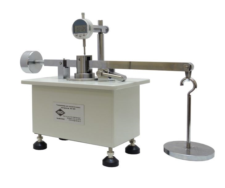 Толщиномер для геотекстильных материалов при заданных давлениях МТ 039 смотреть онлайн