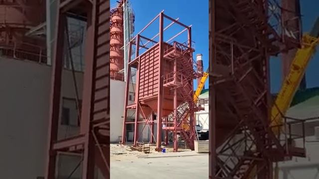 Шахтная известковая печь на территории Хмелинецкого Сахарного завода. Проект ООО "Импульс" (Липецк) смотреть онлайн