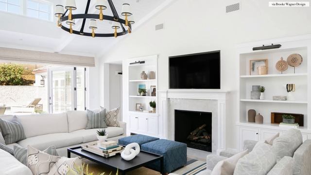 BEST Media Room and Family Room Interior Design Ideas | Julie Khuu смотреть онлайн