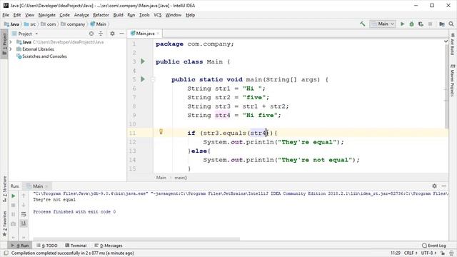 44 - Comparing strings (part 2) : Java (Darija) смотреть онлайн