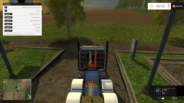 Мод грузовик Kenworth T800 v 0.96b Farming Simulator 2015 смотреть онлайн