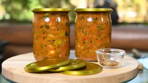 Тушенка из свиной шеи. Овощная икра