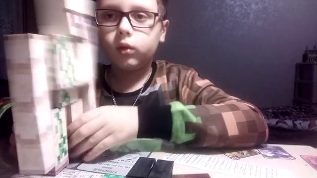 Обзор самодельных фигурок Майнкрафт с бумаги.#МистерКроль смотреть онлайн