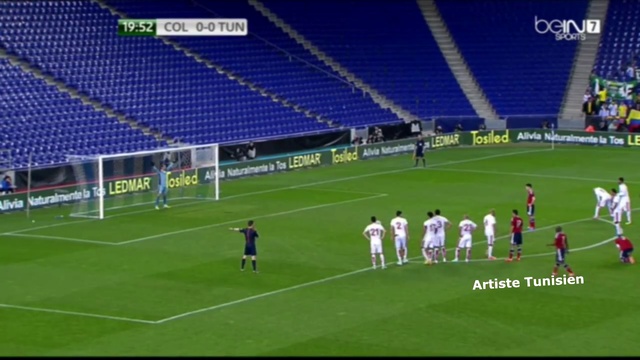 Tunez Vs Colombia 1-1 Amisto Int 5 Mar 2014