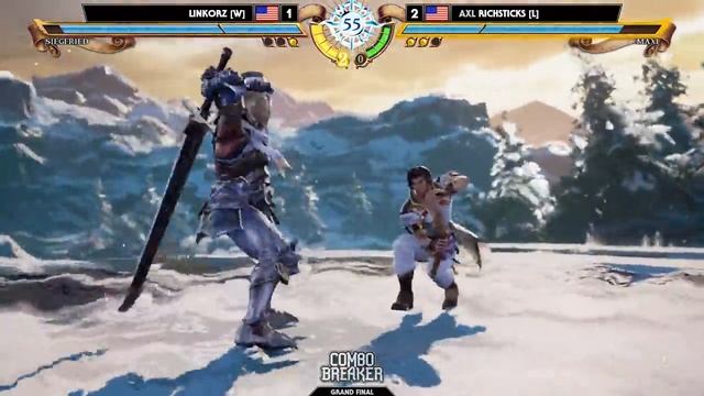 Combo Breaker 2019 - Soulcalibur 6 Grand Finals - Linkorz (Siegfried) vs Richsticks (Maxi) смотреть онлайн