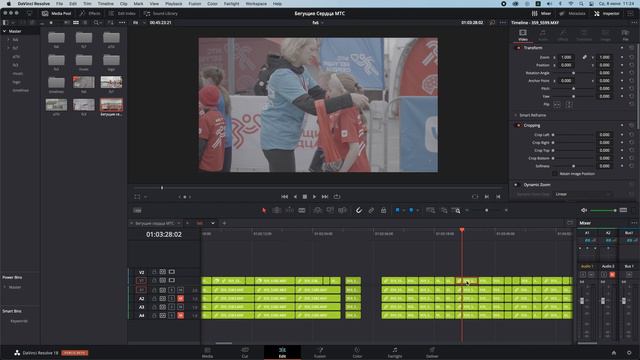 Как и зачем использовать несколько таймлайнов в DaVinci Resolve 18 смотреть онлайн