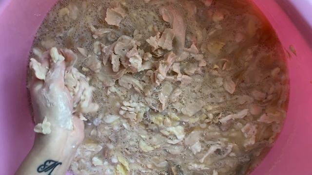 ? ЦЕЛЫЙ ТАЗ РАЗНОГО РАЗМОКШЕГО ХОЗЯЙСТВЕННОГО МЫЛА / АСМР/ РАСПАКОВКА / SOAKED LAUNDRY SOAP / ASMR смотреть онлайн