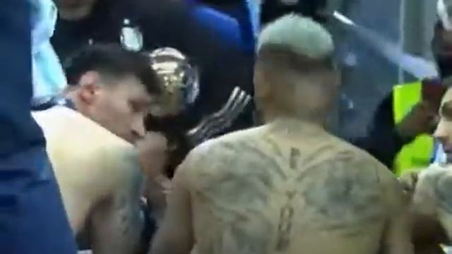 Messi,Neymar Jr and Leandro paredes Chat After Copa America Final😎⚽ смотреть онлайн