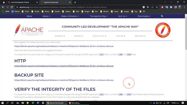 Instalación de Java JDK 19.0.1 y Apache Netbeans 16 смотреть онлайн