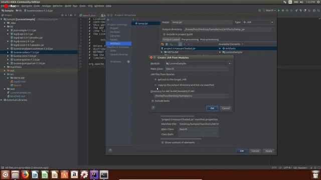 Lucene - solving Exception (An SPI class..etc) when running jar file using lucene library смотреть онлайн