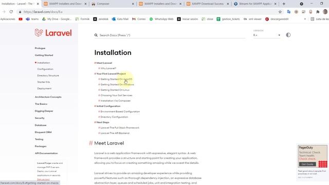 Instalación Laravel en Windows con XAMPP y Composer смотреть онлайн