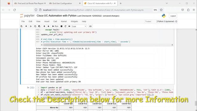 Cisco CUCM Automation with Python - Testing смотреть онлайн