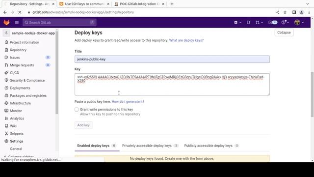 Tutorial Integrasi Jenkins dengan Gitlab untuk Pull Code смотреть онлайн