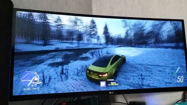 LG 34UC79G B 144hz monitor 21 9 in forza horizon смотреть онлайн