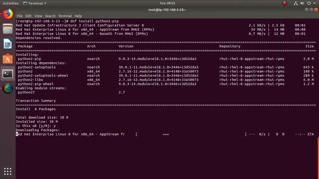 How to install pip in RHEL 8 / CentOS 8 смотреть онлайн