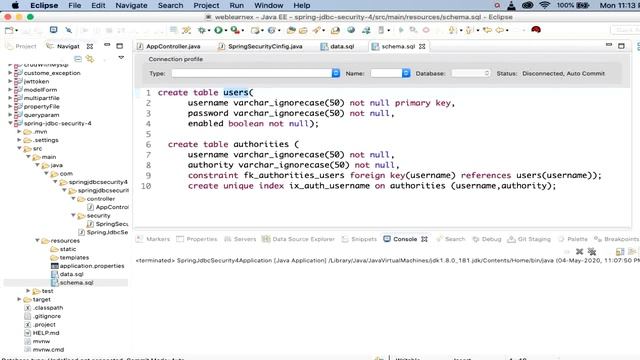Spring Security | Spring Boot JDBC Security With H2 Database | H2 Database With JDBC Part 21 смотреть онлайн