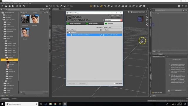 Daz 3D Tutorial: The Daz Install Manager & Tips for Locating Content in Daz Studio смотреть онлайн