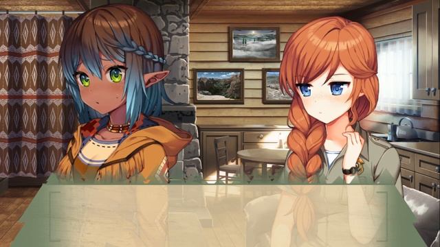 National Park Girls (Visual Novel) - Part 2 | Flare Let's Play | Pancakes & Staring Down Each Other