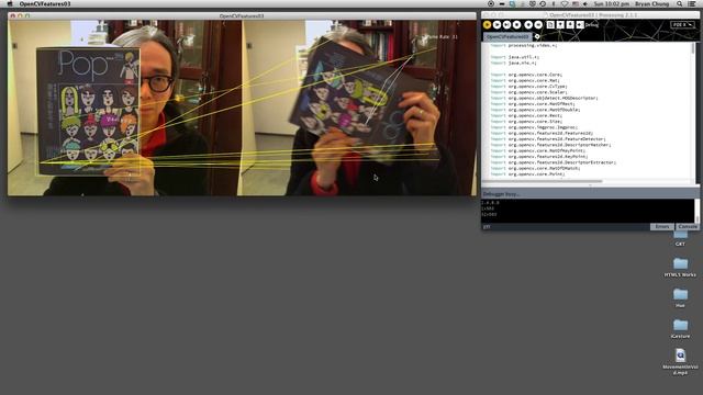 OpenCV feature points matching in Processing смотреть онлайн