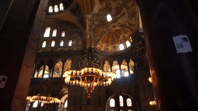 2018_09_03_Istanbul_Ayasofya_inside_floor_view смотреть онлайн