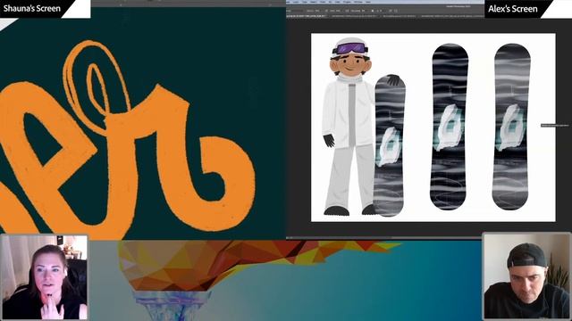 Creating Snowboard Designs with Alex Lazaris and Shauna Lynn | Adobe Creative Cloud смотреть онлайн
