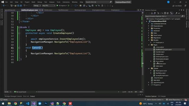 BLAZOR ASP NET CORE CRUD OPERATIONS. CREATE CRUD OPERATIONS USING BLAZOR .NET 7.0 смотреть онлайн