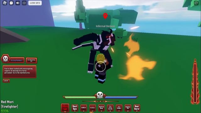 How To Solo Infernal Demons On Fire Force Online Roblox смотреть онлайн