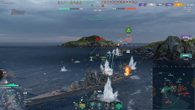 Schlieffen 7 Kills & 242k Damage | World of Warships Gameplay смотреть онлайн