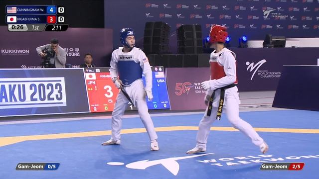 211 R64 Men 58kg USA CUNNINGHAM W JPN HIGASHIJIMA S смотреть онлайн
