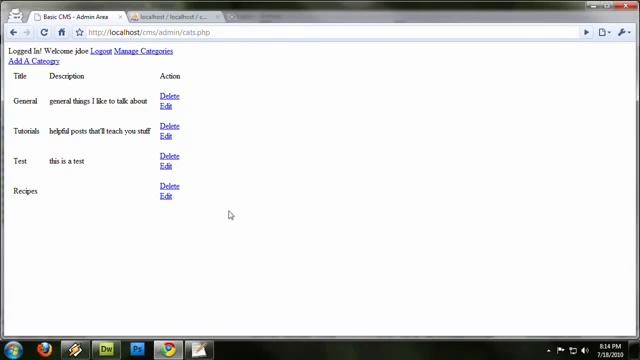 Creating a Basic CMS SynapseIndia php development Part 4 Super Improved смотреть онлайн