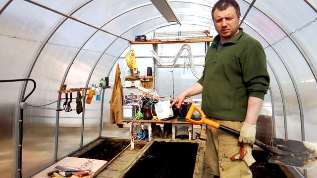 "Теплая грядка" с греющим кабелем!!! И Светодиодной досветкой! смотреть онлайн