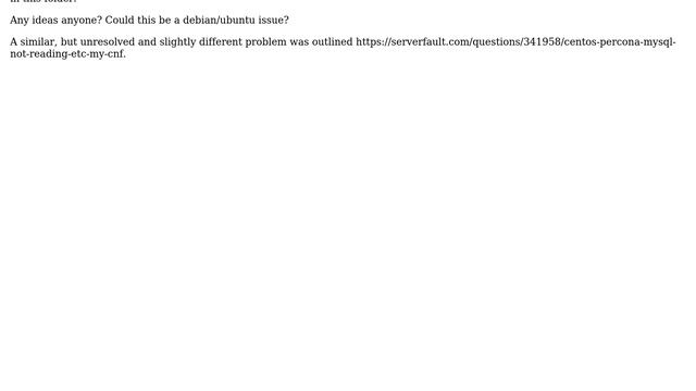 DevOps & SysAdmins: MySQL Not Reading Symlinks for Options Files my.cnf (3 Solutions!!) смотреть онлайн