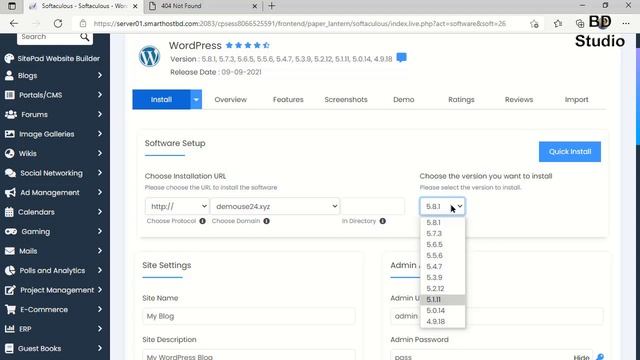 ?How to install WordPress using One Click Installer || Automatic WordPress Installation смотреть онлайн