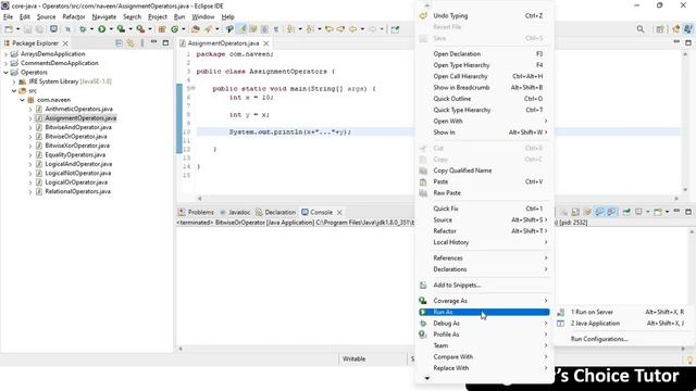Assignment Operators in Java | Java Programming Language | Java смотреть онлайн